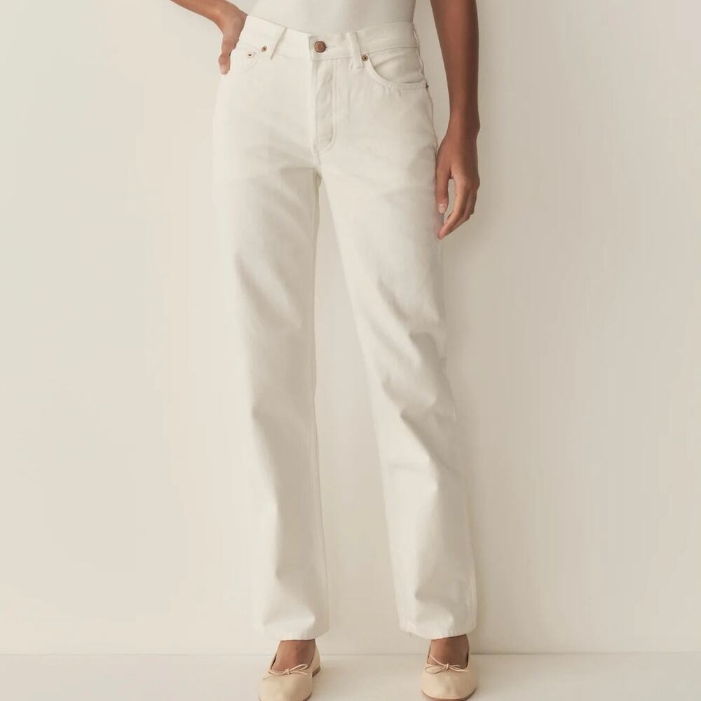 Doen Leone Jeans In Salt Rinse Wash 28 NWT